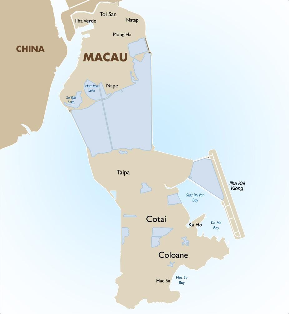 ਨਕਸ਼ਾ Macau ਦੇ ਆਫ਼ਲਾਈਨ