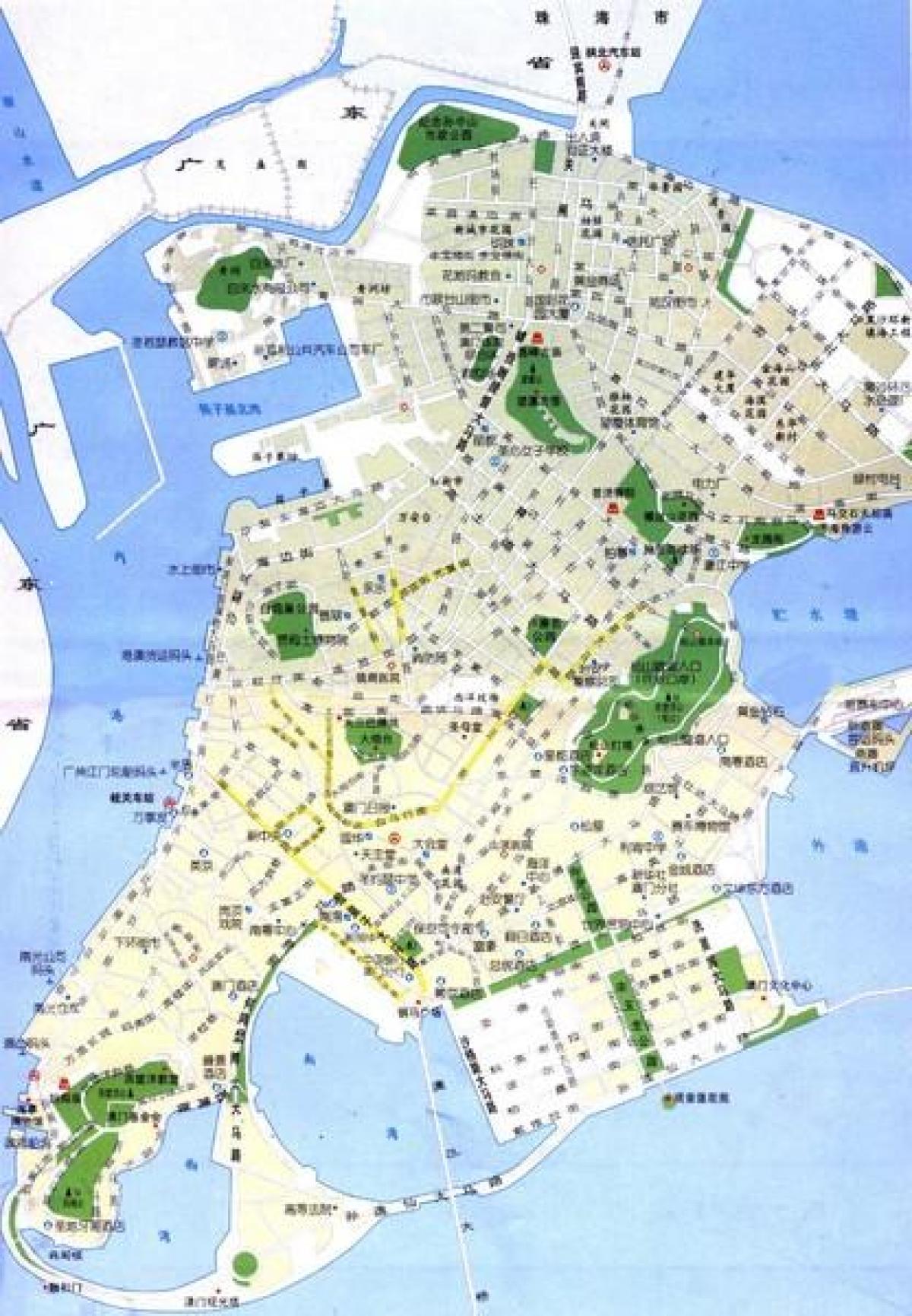 ਨਕਸ਼ਾ ਦੇ Macau ਗਲੀ