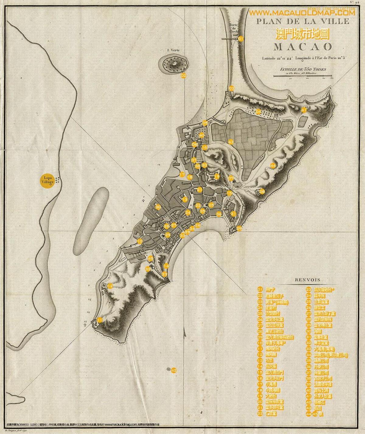 ਉਮਰ ਦੇ ਹਨ Macau ਨਕਸ਼ਾ