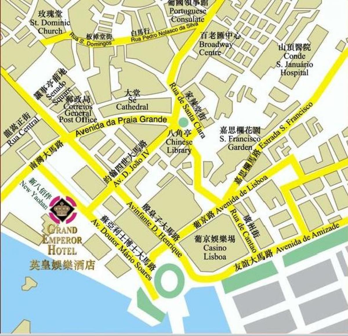 ਨਕਸ਼ਾ ਦੇ Macau ਸੌਨਾ