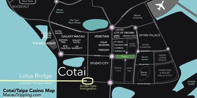 ਨਕਸ਼ਾ ਦੇ cotai Macau