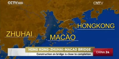 Hong kong ਤੱਕ Macau ਪੁਲ ਦਾ ਨਕਸ਼ਾ