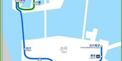 Macau mtr ਨਕਸ਼ਾ